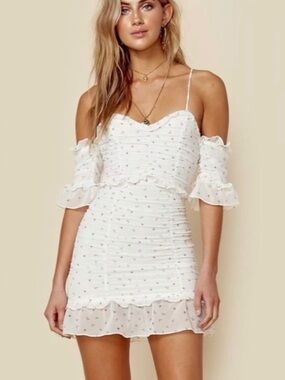 for love and lemons coco lace dress A love letter from the sea The Coco Lace Long Sleeve Mini Dress #forloveandlemons